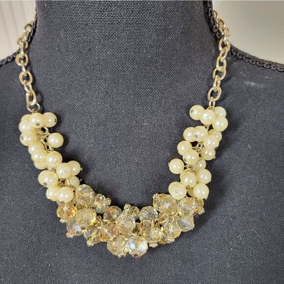 Pearl & Stone Necklace  - Picture 1 of 10